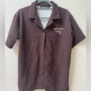Members Only Dark Brown Casual Shirt